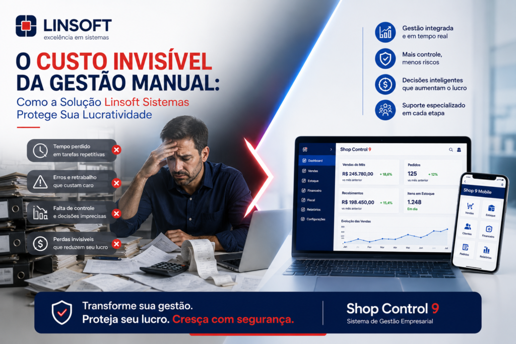 Custo Invisível da Gestão Manual