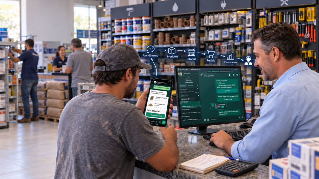 WhatsApp com IA integrado ao Shop Control 9